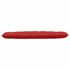 Cuscino per Schiena Rosso 180 x 19 x 50 cm Tessuto