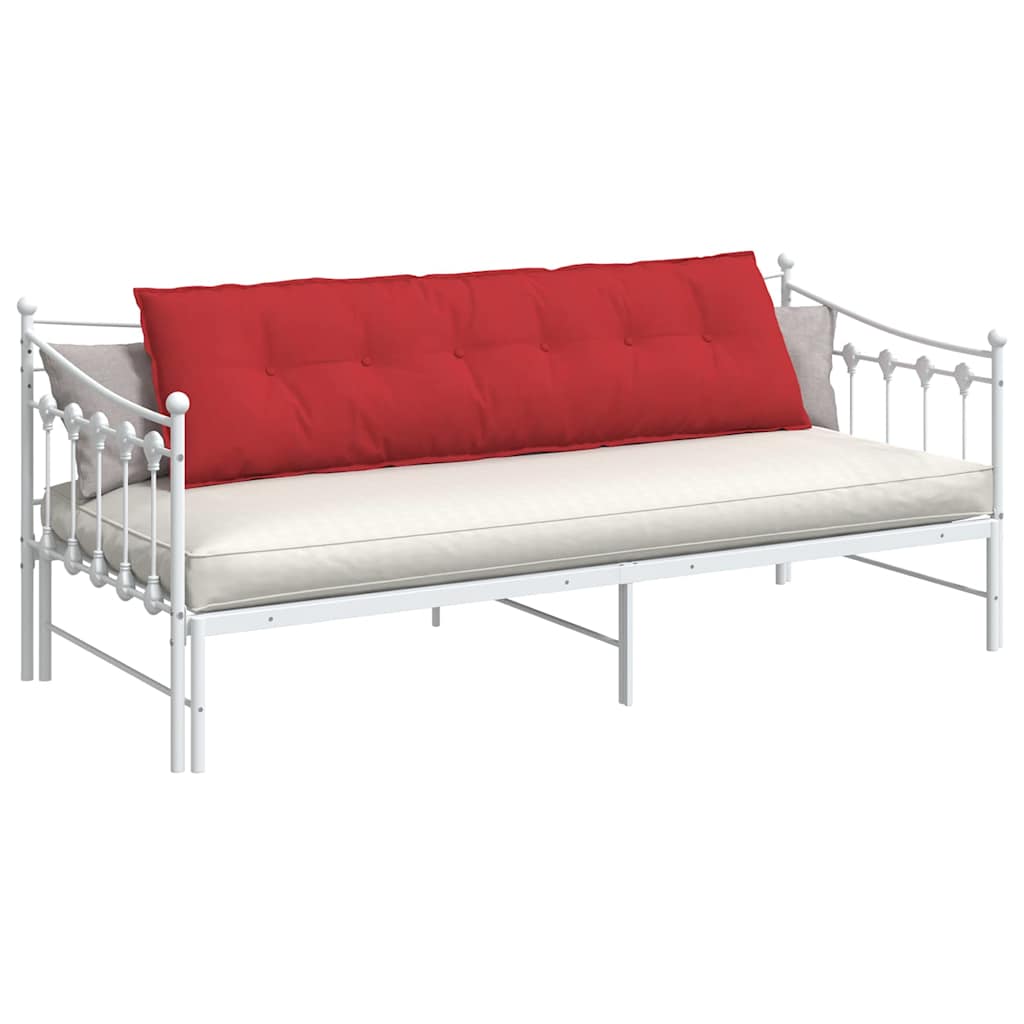 Cuscino per Schiena Rosso 180 x 19 x 50 cm Tessuto