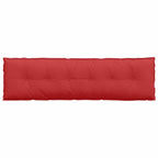Cuscino per Schiena Rosso 180 x 19 x 50 cm Tessuto