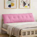 Cuscino per Schiena Rosa 180 x 19 x 50 cm Tessuto
