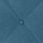Cuscino per Schiena Blu 180 x 50 cm Tessuto in Cords