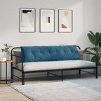 Cuscino per Schiena Blu 180 x 50 cm Tessuto in Cords