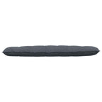 Cuscino per Schiena Grigio scuro 180 x 50 cm Tessuto in Cords