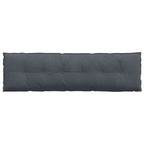 Cuscino per Schiena Grigio scuro 180 x 50 cm Tessuto in Cords