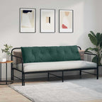 Cuscino per Schiena Verde Scuro 180 x 50 cm Tessuto in Cords