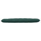 Cuscino per Schiena Verde Scuro 180 x 50 cm Tessuto in Cords