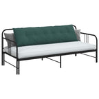 Cuscino per Schiena Verde Scuro 180 x 50 cm Tessuto in Cords