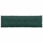 Cuscino per Schiena Verde Scuro 180 x 50 cm Tessuto in Cords
