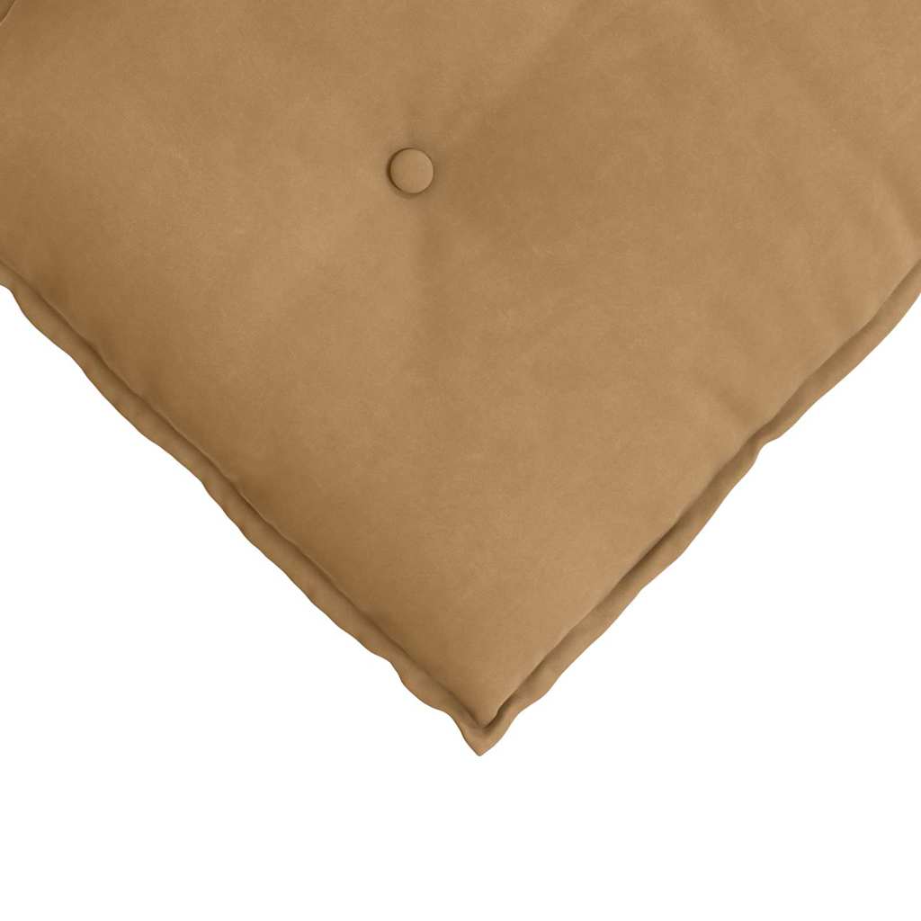 Cuscino per Schiena Marrone 180 x 50 cm Tessuto in Cords