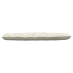 Cuscino per Schiena Crema 180 x 50 cm Tessuto in Cords
