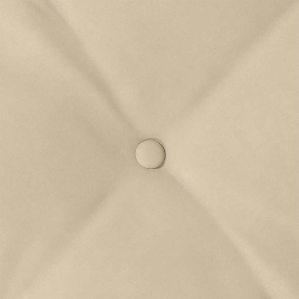 Cuscino per Schiena Crema 180 x 50 cm Tessuto in Microfibra