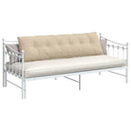 Cuscino per Schiena Crema 180 x 50 cm Tessuto in Microfibra