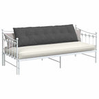 Cuscino per Schiena Grigio scuro 180 x 50 cm Tessuto in Cords