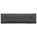 Cuscino per Schiena Grigio scuro 180 x 50 cm Tessuto in Cords