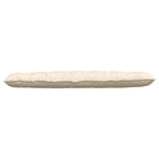 Cuscino per Schiena Crema 180 x 50 cm Tessuto in Cords