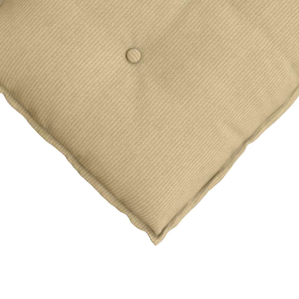 Cuscino per Schiena Grigio Verde 180 x 50 cm Tessuto in Cords