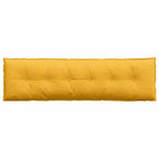 Cuscino per Schiena Giallo Chiaro 180 x 50 cm Tessuto in Cords