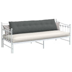 Cuscino per Schiena Grigio scuro 200 x 19 x 50 cm Tessuto