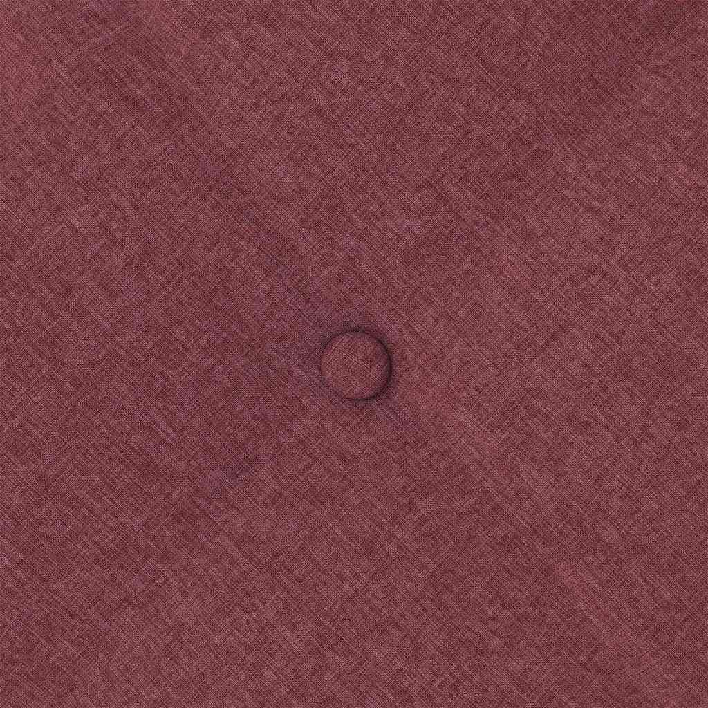 Cuscino per Schiena Rosso Vino 200 x 19 x 50 cm Tessuto