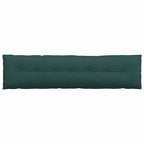 Cuscino per Schiena Verde Scuro 200 x 19 x 50 cm Tessuto