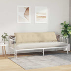 Cuscino per Schiena Crema 200 x 19 x 50 cm Tessuto