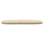 Cuscino per Schiena Crema 200 x 19 x 50 cm Tessuto
