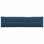 Cuscino per Schiena Blu 200 x 19 x 50 cm Tessuto
