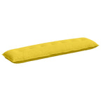 Cuscino per Schiena Giallo Chiaro 200 x 19 x 50 cm Tessuto