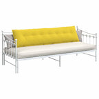 Cuscino per Schiena Giallo Chiaro 200 x 19 x 50 cm Tessuto