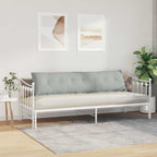 Cuscino per Schiena Grigio chiaro 200 x 50 cm Tessuto in Cords