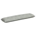 Cuscino per Schiena Grigio chiaro 200 x 50 cm Tessuto in Cords
