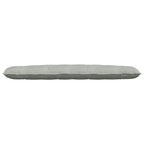 Cuscino per Schiena Grigio chiaro 200 x 50 cm Tessuto in Cords