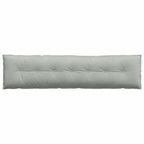Cuscino per Schiena Grigio chiaro 200 x 50 cm Tessuto in Cords