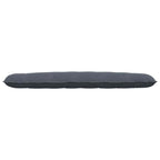 Cuscino per Schiena Grigio scuro 200 x 50 cm Tessuto in Cords