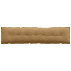 Cuscino per Schiena Marrone 200 x 50 cm Tessuto in Cords