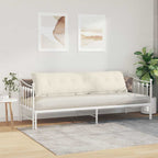 Cuscino per Schiena Crema 200 x 50 cm Tessuto in Cords