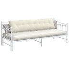 Cuscino per Schiena Crema 200 x 50 cm Tessuto in Cords