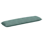 Cuscino per Schiena Verde Mare 200 x 50 cm Tessuto in Cords