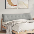 Cuscino per Schiena Grigio chiaro 200 x 50 cm