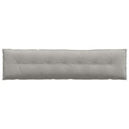 Cuscino per Schiena Grigio chiaro 200 x 50 cm