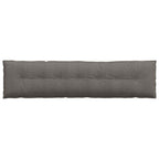 Cuscino per Schiena Grigio chiaro 200 x 50 cm Tessuto in Cords