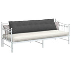 Cuscino per Schiena Grigio scuro 200 x 50 cm Tessuto in Cords