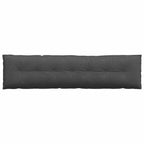 Cuscino per Schiena Grigio scuro 200 x 50 cm Tessuto in Cords