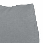 Cuscino per Schiena Grigio chiaro 45 x 20 x 35 cm Tessuto