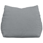 Cuscino per Schiena Grigio chiaro 45 x 20 x 35 cm Tessuto