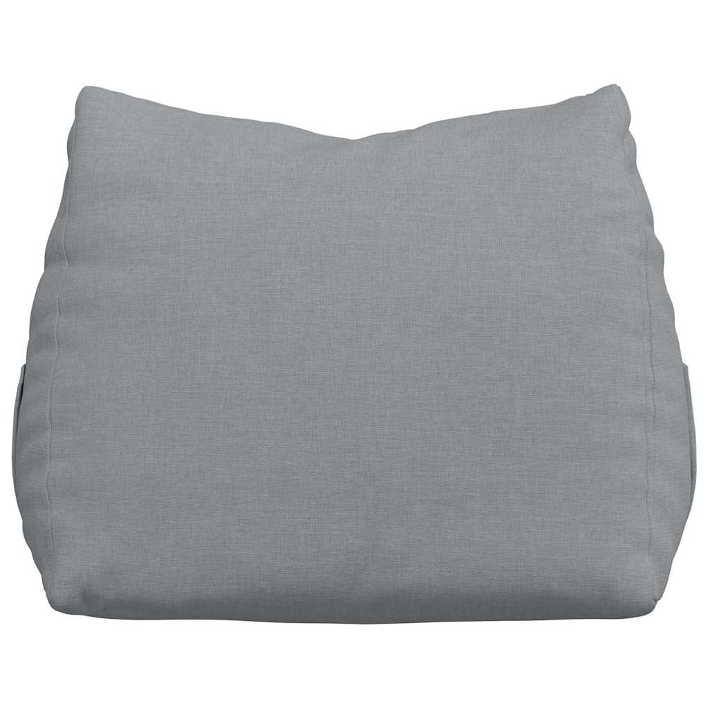 Cuscino per Schiena Grigio chiaro 45 x 20 x 35 cm Tessuto