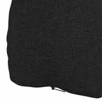 Cuscino per Schiena Nero 45 x 20 x 35 cm Tessuto