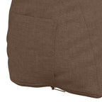 Cuscino per Schiena Marrone 45 x 20 x 35 cm Tessuto