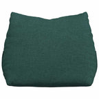 Cuscino per Schiena Verde Scuro 45 x 20 x 35 cm Tessuto