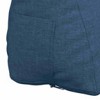 Cuscino per Schiena Blu 45 x 20 x 35 cm Tessuto